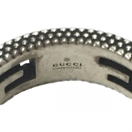  GUCCI グッチ 指輪　925　Ｇロゴ　15号 シルバー
