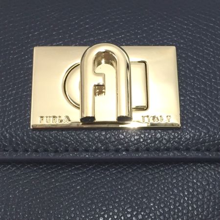  FURLA フルラ 三つ折り財布 1927 バイフォールドウォレット コンパクトウォレット ネイビー