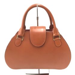 △△ イタガキ leather craft by Emi タウンボストンバッグ ブラウン Cランク