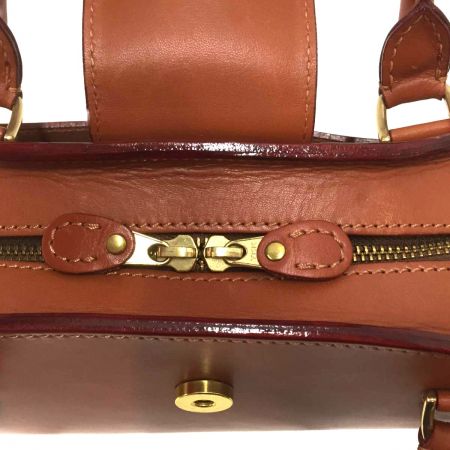  イタガキ leather craft by Emi タウンボストンバッグ ブラウン