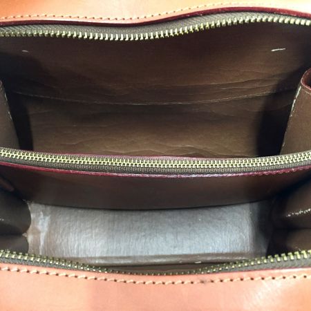  イタガキ leather craft by Emi タウンボストンバッグ ブラウン