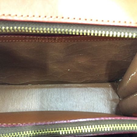  イタガキ leather craft by Emi タウンボストンバッグ ブラウン