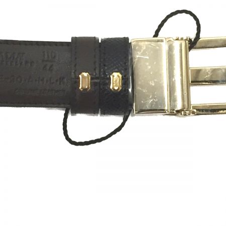  BALLY バリ レザーベルト　ゴールドバックル  ブラック