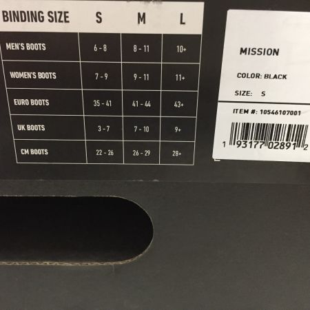  BURTON バートン 20-21 MISSION Re:flex ミッション ビンディング バインディング S