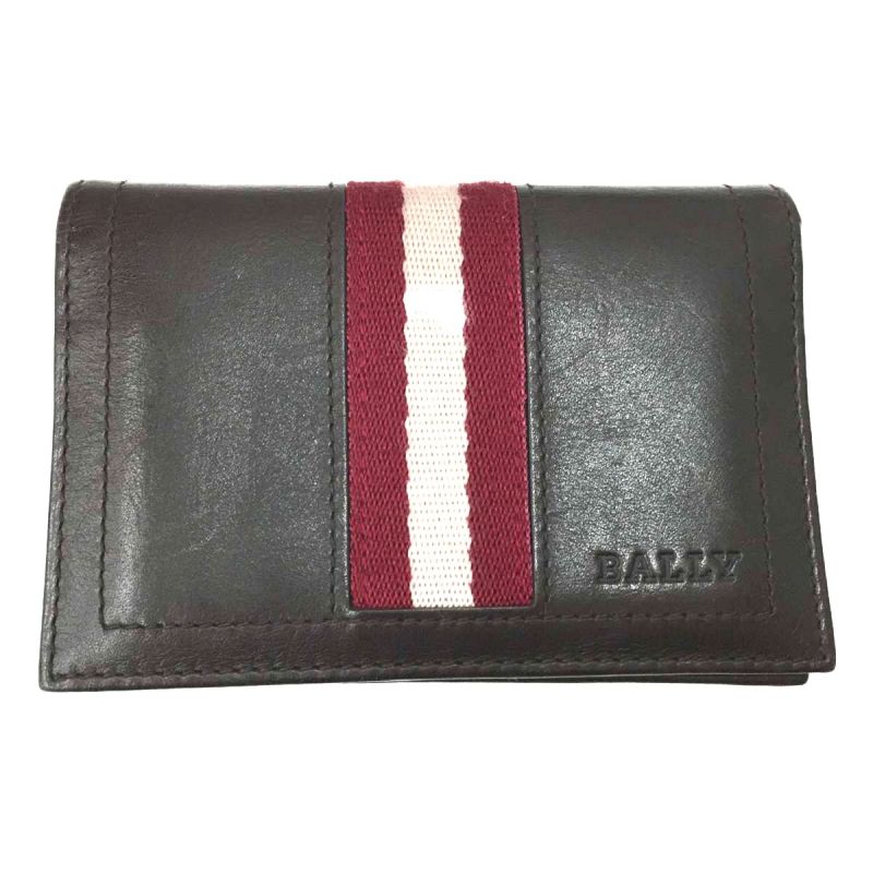 中古】 BALLY バリ レザーカードケース 赤白赤 ブラウン｜総合 