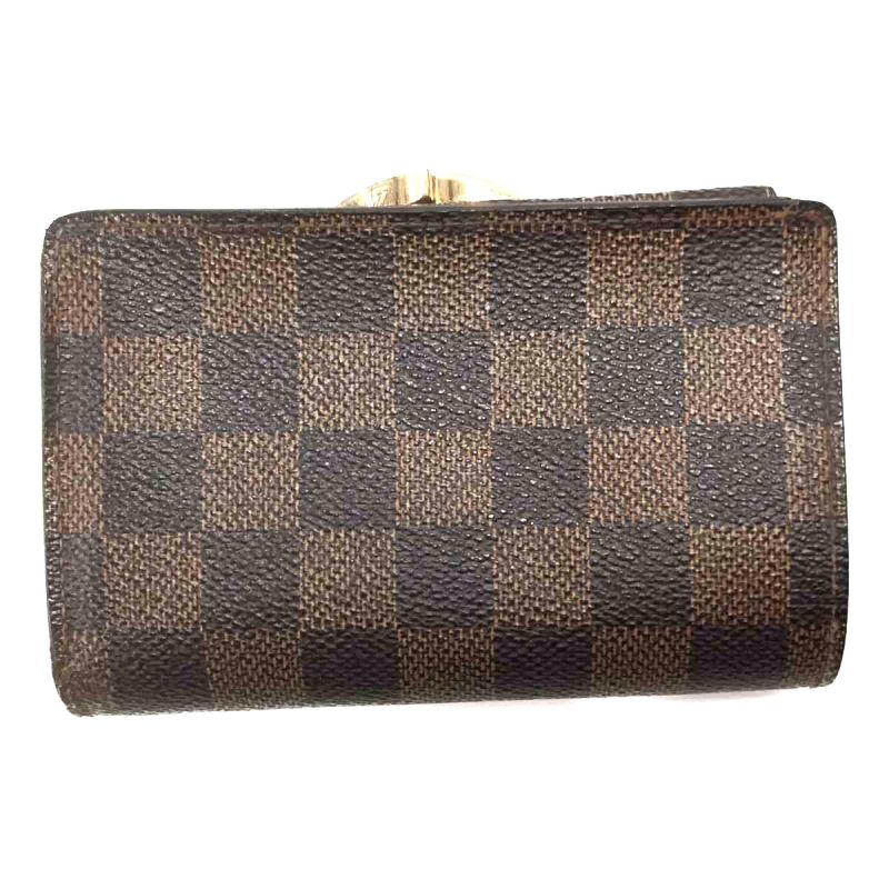 中古】 LOUIS VUITTON ルイヴィトン ダミエ ポルトフォイユ ...