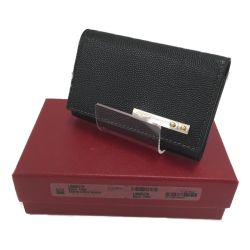 △△ Cartier カルティエ サントス ドゥ カルティエ キーケース L300775 ブラック Aランク