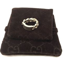 △△ GUCCI グッチ SV チェーンリング 11号 シルバー Cランク