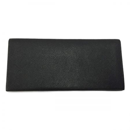  BURBERRY バーバリー 二つ折り長財布 チェック ブラック