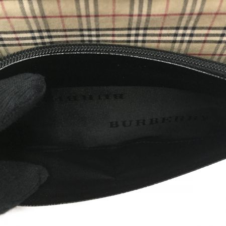  BURBERRY バーバリー 二つ折り長財布 チェック ブラック