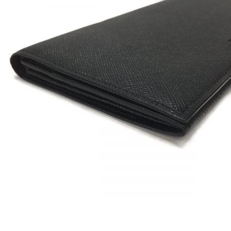  BURBERRY バーバリー 二つ折り長財布 チェック ブラック