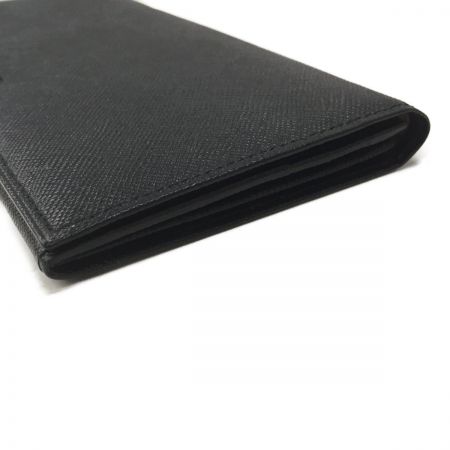  BURBERRY バーバリー 二つ折り長財布 チェック ブラック