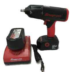 △△ Snap-on スナップオン 充電式インパクトレンチ　18V CTJ6850 レッド Cランク