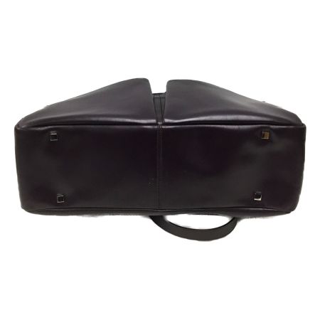  BALLY バリ ビジネスバッグ 2WAY　レザー パープル