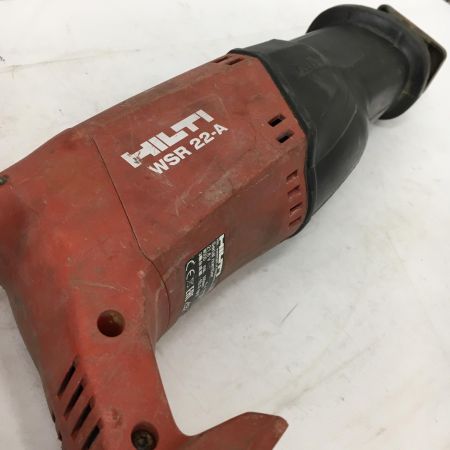  Hilti ヒルティ コードレスレシプロソー WSR22-A レッド 21.6v ケース付 粉塵噴出あり