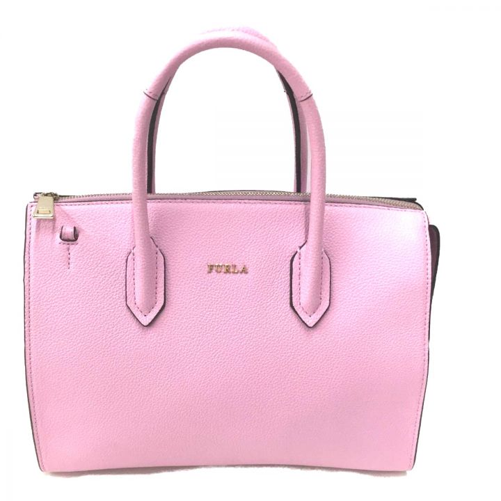 FURLA フルラ 2WAYバッグ サッチェル BMJ9NIP OAS000 ピンク｜中古｜なんでもリサイクルビッグバン