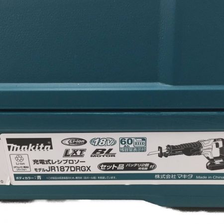  MAKITA マキタ 充電式レシプロソー　18Ｖ　 JR187DRGX