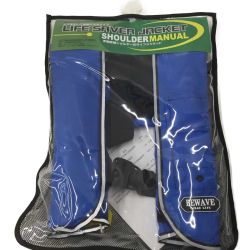 △△  手動膨張ショルダー式 ライフジャケット  ｵｰｼｬﾝLG-3型 ブルー Sランク