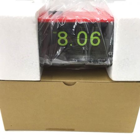  CITIZEN シチズン レトロデジタル電気時計 ハイリーフ・カーチス 5RD025 レッド