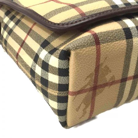  BURBERRY LONDON バーバリーロンドン ショルダーバッグ ノバチェック ホースシャドー