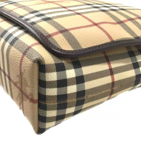  BURBERRY LONDON バーバリーロンドン ショルダーバッグ ノバチェック ホースシャドー