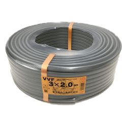 △△  富士電線　VVFケーブル 3×2.0mm　100ｍ　3×2 Sランク