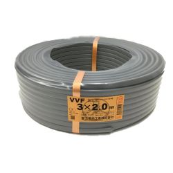 △△  富士電線 VVFケーブル 3×2.0mm　100ｍ　3×2  Sランク
