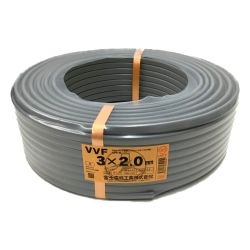 △△  富士電線 VVFケーブル 3×2.0mm　100ｍ　3×2   Sランク