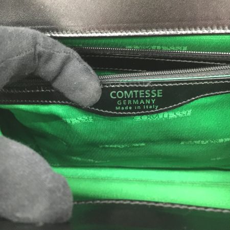  COMTESSE ショルダーバッグ レザー  ブラック