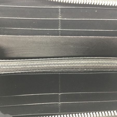  GUCCI グッチ GG柄 PVC GGストリーム ラウンドジップ長財布 408831 ブラック