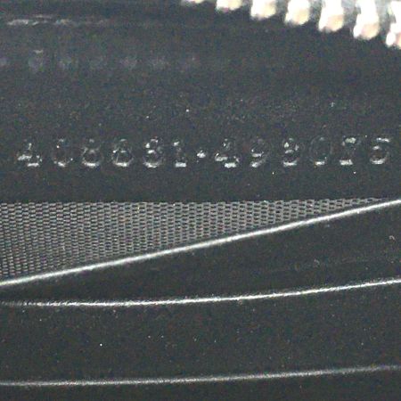  GUCCI グッチ GG柄 PVC GGストリーム ラウンドジップ長財布 408831 ブラック