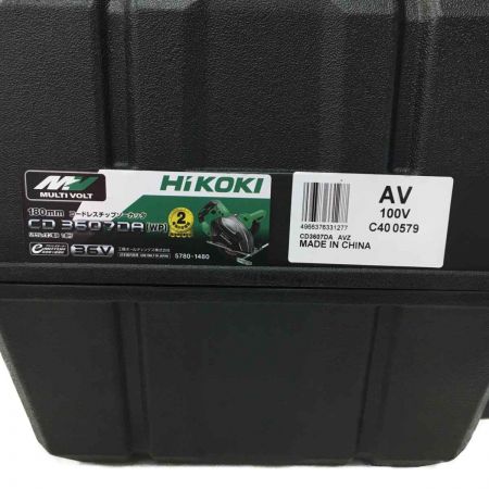  HiKOKI ハイコーキ コードレスチップソーカッタ　　36Ｖ CD3607DA WP
