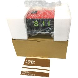 △△ CITIZEN シチズン 2 ハイリーフカーチス 赤 5RD025　レトロデジタル電気 パタパタ時計 Sランク