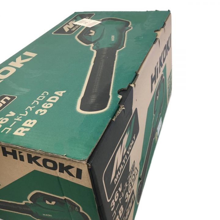 HiKOKI ハイコーキ コードレスブロワ 36V RB36DA(XP) グリーン HiKOKI ハイコーキ コードレスブロワ 36V RB36DA(XP) グリーン