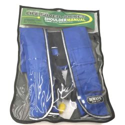 △△  3 手動膨張ショルダー式 ライフジャケット  ｵｰｼｬﾝLG-3型 ブルー Sランク