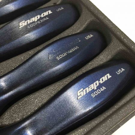  Snap-on スナップオン ドライバセット　プラス　マイナス SDDP311RA SDD2A SDD8A SDD4A SDD6A SDDP421RA 4