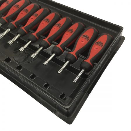  MAC TOOLS マック スタビーナットドライバー　4ｍｍ～12ｍｍ レッド