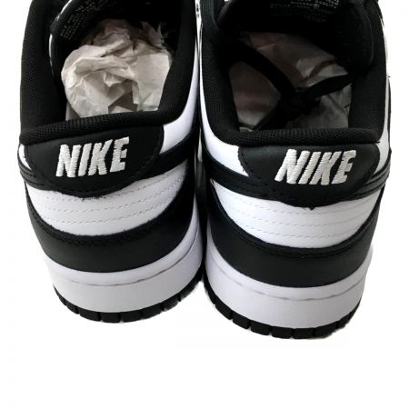  NIKE ナイキ スニーカー ダンク LOW レトロ DD1391-100 ホワイト x ブラック 27.5cm