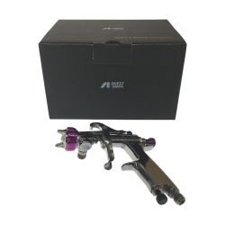 △△ ANEST IWATA スプレーガン KIWAMI-13B10-S3 シルバー×パープル フリーアングルカップ付属 Aランク