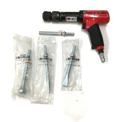 △△ Snap-on スナップオン エアハンマー　常圧 PH3050B レッド アタッチメント3本付属 Bランク
