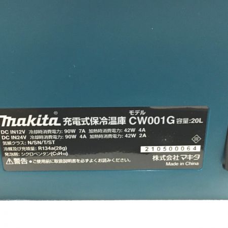  MAKITA マキタ 保冷温庫 コードレス式 cw001gz グリーン 18v