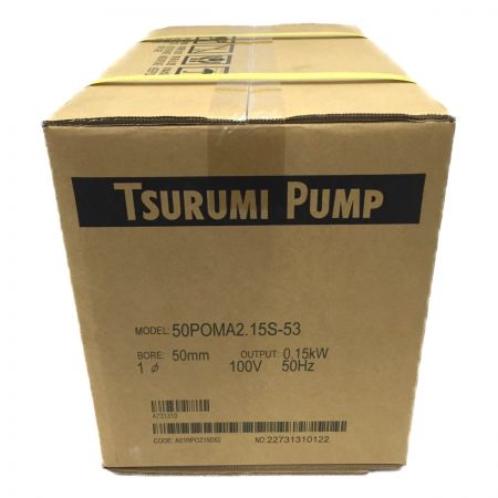  TSURUMI PUMP ツルミポンプ 汚水用 水中ポンプ 50POMA2.15S-53