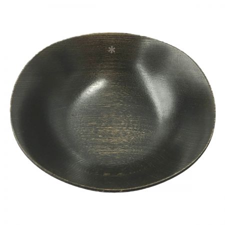  snowpeak スノーピーク 木製食器 楕円浅鉢 拭き漆 3枚セット