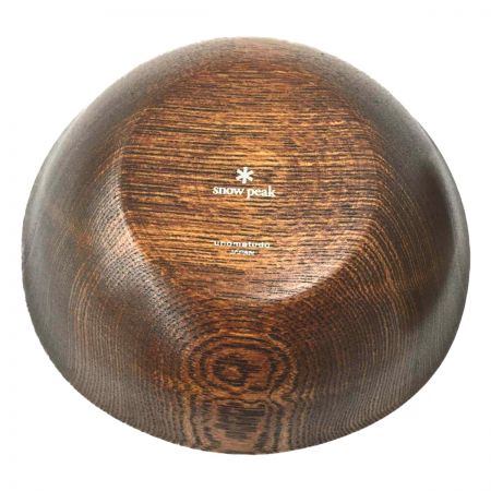  snowpeak スノーピーク 木製食器 楕円浅鉢 拭き漆 3枚セット