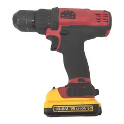 △△ MAC TOOLS マック コードレスドライバドリル BDP038-UK レッド 10.8v 充電器・充電池1個付 Aランク