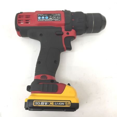  MAC TOOLS マック コードレスドライバドリル BDP038-UK レッド 10.8v 充電器・充電池1個付
