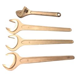 △△ HAMACO X-Spark 防爆 片口スパナ 41mm×3　TROSCO　モンキーレンチセット Aランク