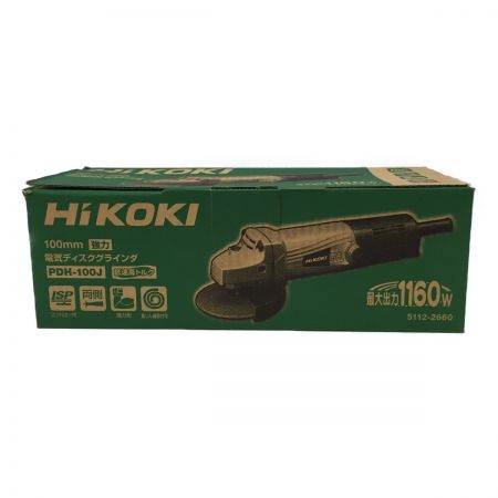 HiKOKI ハイコーキ 電気ディスクグラインダ　100ｍｍ PDH-100J