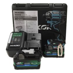 △△ HiKOKI ハイコーキ コードレスインパクトドライバ　36V　限定色　フルセット WH36DC Sランク
