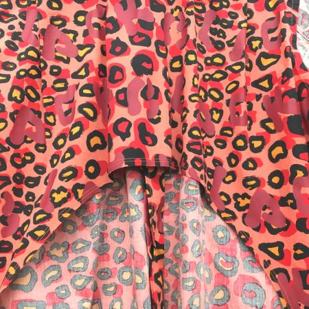  COMME des GARCONS コムデギャルソン BLACK COMME des GARCONS AD2020 レオパード柄シャツ M 1G-B008 オレンジ